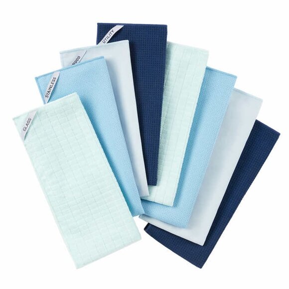 Town & Country Microfiber Cleaning Cloths, 8-piece Set, NOWT - Picture 1 of 5